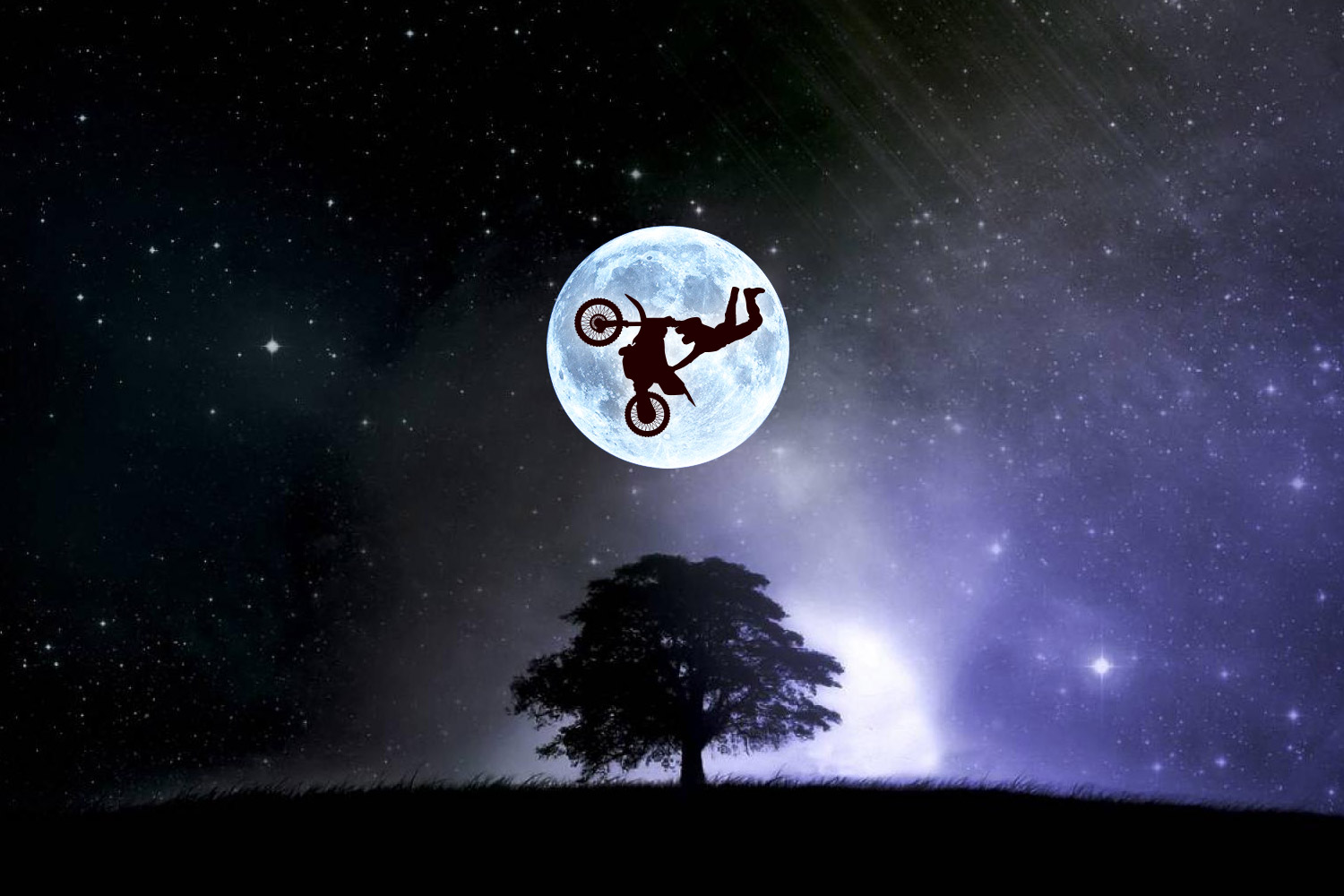 motocross-silouette